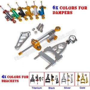 CNC Réglable Amortisseur de Direction et Support de Fixation Pour Honda CB400SF VTEC 92-15 CB400SB 04-15