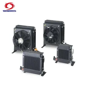 Custom Brazed Aluminum Hydraulic Oil Cooler with Fan