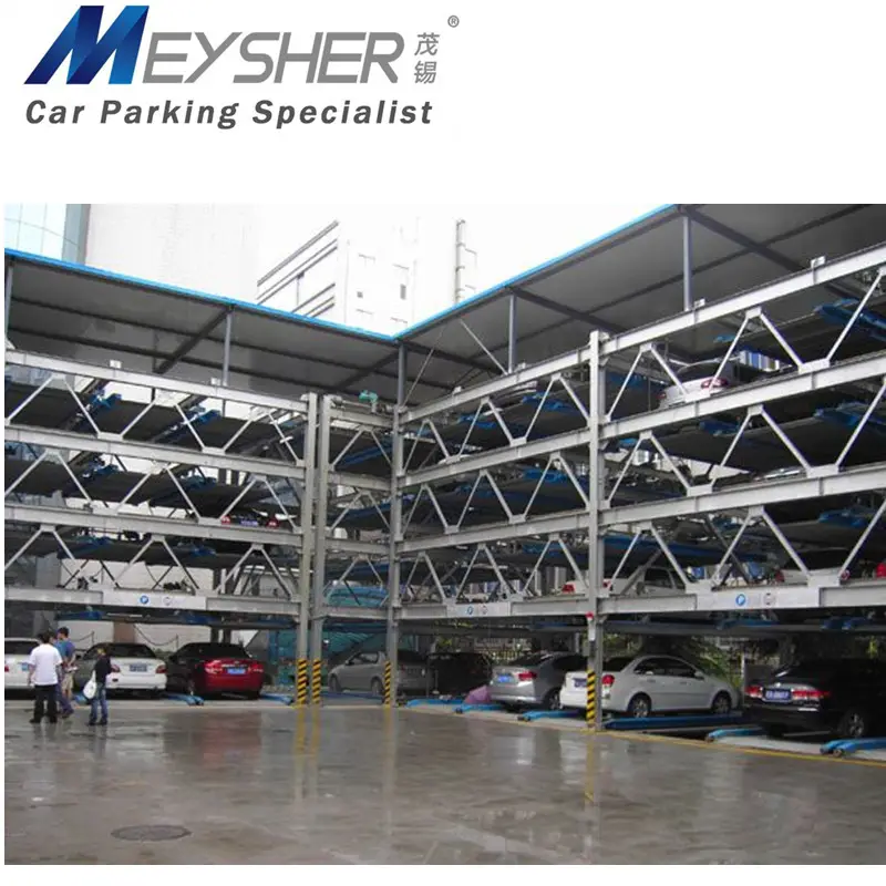 Automated Mechanical Hydraulic Vertical Car Parking Tower Building Rotary Automatic Car Smart Tower Parking System