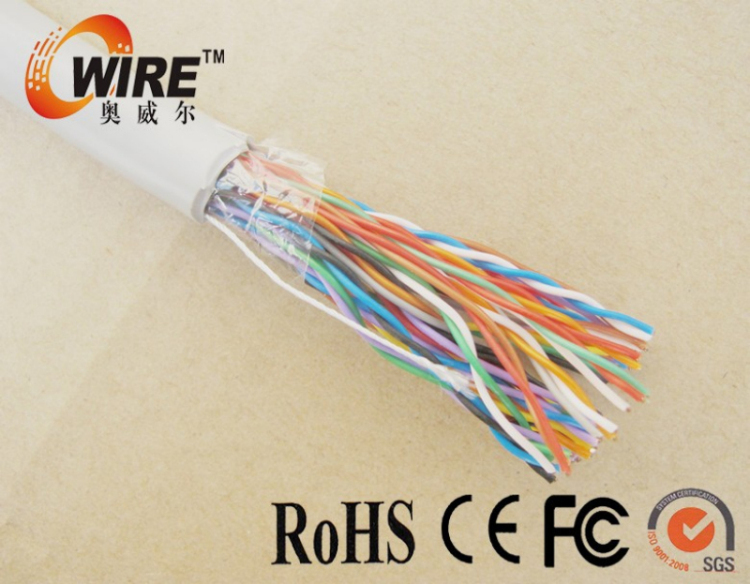 Surtidor de la Fábrica de Cable telefónico Cat3 Multipar 2 20 25 50 100 300 Par de Interior Cable de Comunicación