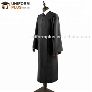 Campione di abito da diploma di scuola superiore nero di alta qualità, Robe De <span class=keywords><strong>laurea</strong></span> e <span class=keywords><strong>Toga</strong></span> di <span class=keywords><strong>laurea</strong></span> - Product Image 5