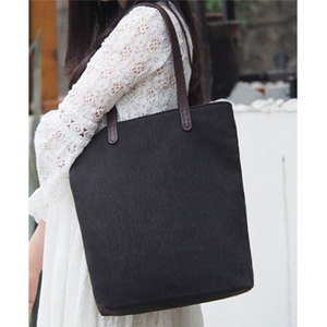 2019 encantador equipaje de yute Lino arpillera Bolso Tote de playa con mango de cuero - Product Image 5