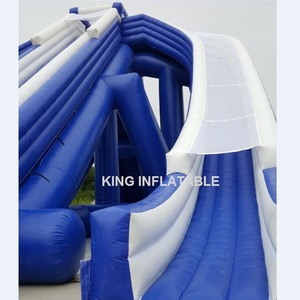 Trung Quốc Nhà Máy Giá Inflatable trượt nước thương mại bơm hơi khổng lồ Ba trượt - Product Image 5