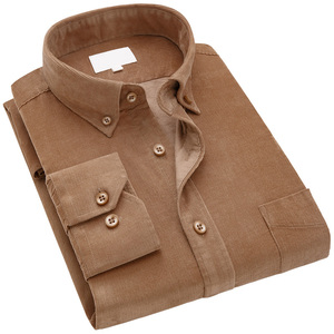 Camicie Casual in <span class=keywords><strong>velluto</strong></span> <span class=keywords><strong>a</strong></span> <span class=keywords><strong>coste</strong></span> personalizzate <span class=keywords><strong>a</strong></span> maniche lunghe da <span class=keywords><strong>uomo</strong></span> - Product Image 4