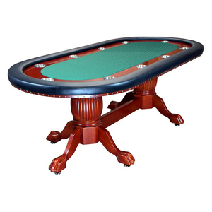 Luxury Portable <strong>Poker</strong> <strong>Table</strong> With Wood Leg - Product Image 2