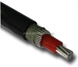 الألومنيوم كابل فردي متحد المركز 2x6 AWG