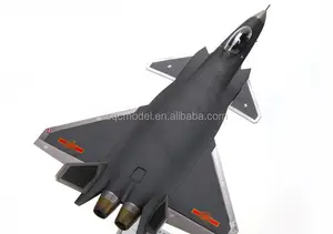 1:48 스케일 J-20 항공기 diecast 장난감 비행기 모델