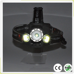 10W LED + 2 COB LED Rechargeable Puissant COB Éclairage Phare - Product Image 5