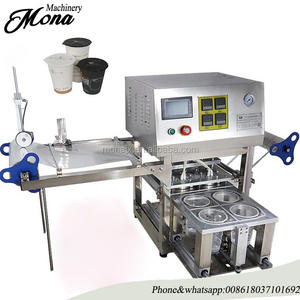 Tapa automática vaso de plástico sellado de la máquina de bebidas/papel taza de jugo de fruta yogurt cu - Product Image 2