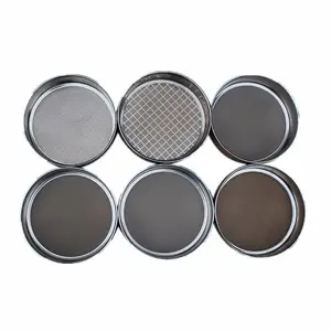 0.5mm Stainless steel sieve mesh/round cement test sieve/laboratory filter test sieve