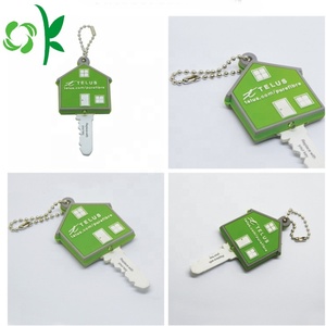 OKSILICONE Factory Outlet Giá Rẻ Tùy Chỉnh Cao Su <span class=keywords><strong>Silicone</strong></span> Keychain Trường Hợp Thời Trang Nhà Hình <span class=keywords><strong>Silicone</strong></span> <span class=keywords><strong>Key</strong></span> Bìa - Product Image 2