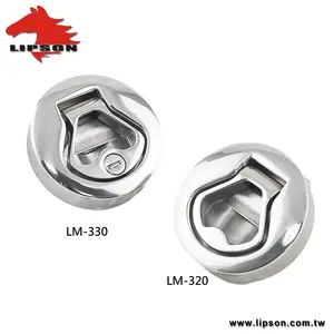 Loquet de porte de bateau marin en acier inoxydable LM-330, trou rond de 50 mm, loquet à levier encastré, loquet à fermeture automatique Southco M1 - Product Image 3