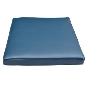 modern large big custom made promotional PU foam leather chair seat cushions