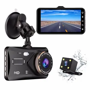 Dashcam 1080P 4 "Touch Screen Ips Met Backup Achteruitrijcamera Nachtzicht Video Recorder Parking Monitor Auto Camera recorder