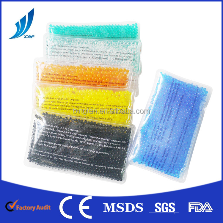 Hot cold PVC Gel Pack compress bag put your Logo on the product