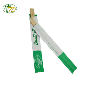 23 cm <span class=keywords><strong>gemelos</strong></span> palillos de bambú con Logo para uso en restaurantes - Product Image 2