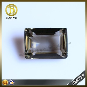 <span class=keywords><strong>Gemas</strong></span> de vidrio sintético color marrón talla esmeralda - Product Image 1