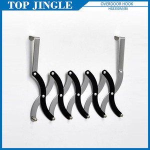 Simple X Shaped Acrylic Over Door Extensible 6 Wall Clothing <b>Key</b> Hook <b>Hanger</b> Eco-Friendly - Product Image 2