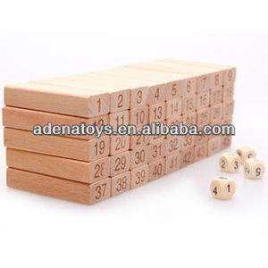 Juego de <span class=keywords><strong>bloques</strong></span> de madera de equilibrio jenga. wooden outdoor games - Product Image 2