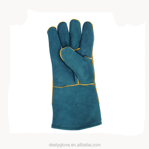 <span class=keywords><strong>Gant</strong></span> <span class=keywords><strong>de</strong></span> soudage pour cuir doublé, gantelets <span class=keywords><strong>de</strong></span> qualité supérieure, vert - Product Image 4