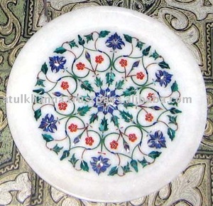 Placa de incrustación blanca decorativa, para exhibiciones en el hogar - Product Image 1