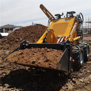 बिक्री के लिए hysoon <span class=keywords><strong>hy380</strong></span> मिनी स्किड स्टीयर लोडर के पीछे चलना - Product Image 1