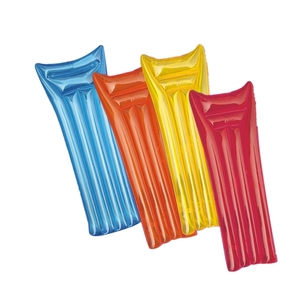 Colchón de piscina inflable tipo playa transparente de PVC 183x70cm 100kg de capacidad para uso en exteriores - Product Image 2