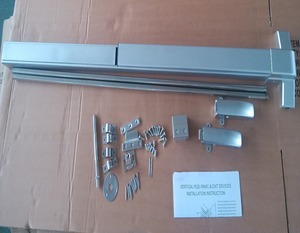 Barra antipanico <span class=keywords><strong>TOUCH</strong></span> Double, แถบกดออกฉุกเฉิน hyland เหล็ก302กับภาพวาด, ประตูคู่ใบอุปกรณ์ออกตื่นตระหนก - Product Image 4