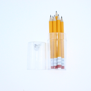 Crayons <span class=keywords><strong>de</strong></span> golf jaunes affûtés sérigraphiés en vrac, mini crayons <span class=keywords><strong>de</strong></span> 1 pouce avec gomme # 2 crayons - Product Image 4