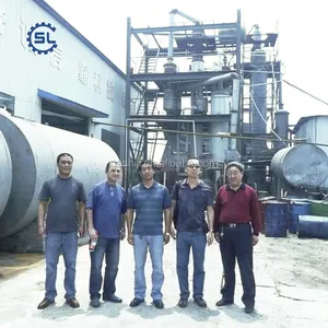 中国供应商的二手食用油转化工艺生物柴油精炼厂