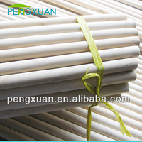 Bâtons en bois d'eucalyptus ronds écologiques de 70 à 220 cm de longueur pour drapeaux