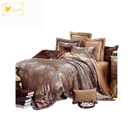 Parure de lit en Jacquard multicolore, ensemble de literie en tissu, couverture, drap, taies d'oreillers