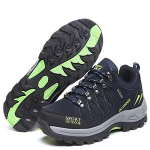 Botas de escalada para hombre, zapatillas deportivas antideslizantes para exteriores, impermeables, para senderismo, resistentes al desgaste