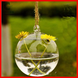 Colgando florero de cristal soplado <span class=keywords><strong>planta</strong></span> de aire terrario de decoración del hogar - Product Image 1