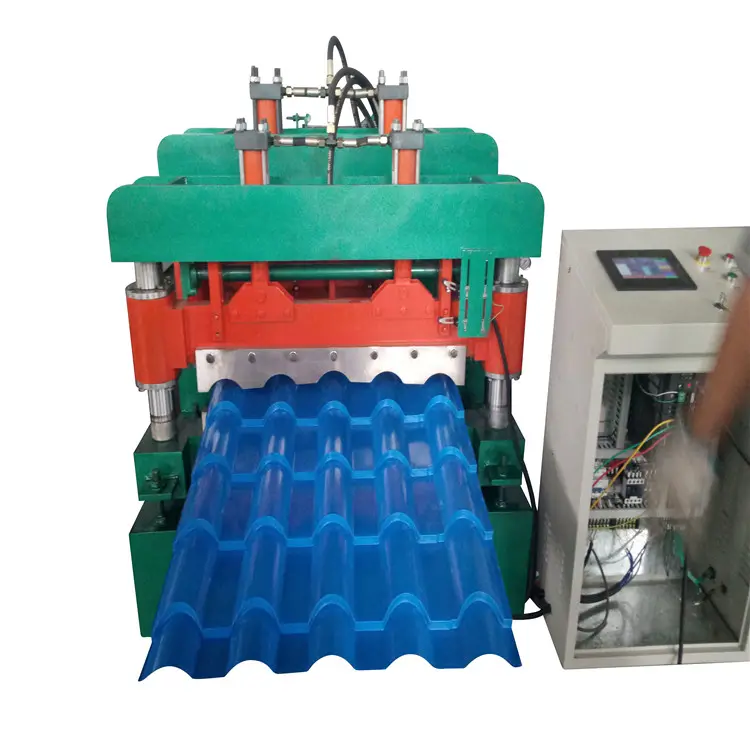 Máquina de formación de azulejos corrugados de ancho personalizado a bajo precio