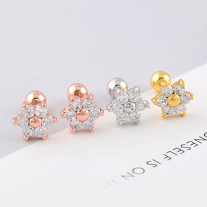 Consegna veloce gioielli moda donna <span class=keywords><strong>orecchini</strong></span> Helix in oro rosa <span class=keywords><strong>Piercing</strong></span> all'<span class=keywords><strong>orecchio</strong></span> - Product Image 2