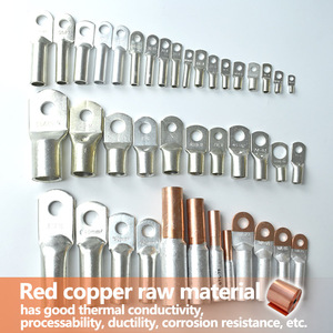 QWT <span class=keywords><strong>Terminal</strong></span> Cincin Penghubung Melingkar Tanpa Insulasi Tembaga Telanjang, <span class=keywords><strong>Terminal</strong></span> Kawat Lug Kabel Tahan Suhu Tinggi Tiongkok