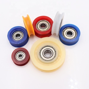 <span class=keywords><strong>Roue</strong></span> à rainure en <span class=keywords><strong>U</strong></span>, petit rouleau, poulie à <span class=keywords><strong>roulement</strong></span> en nylon, <span class=keywords><strong>roulement</strong></span> à billes revêtu de plastique - Product Image 2