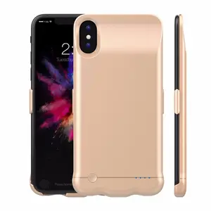 Produk baru Bank Daya Kasus Baterai Eksternal Untuk iPhone X Rechargeable Mobile Power