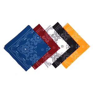 Diademas de diseño Popular para hombres y mujeres, Bandana con estampado cuadrado colorido, el más único