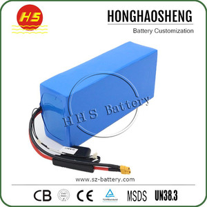 HHS Marca China Precio de fábrica 14S6P 18650 Litio <span class=keywords><strong>E</strong></span>-bike 52V 20Ah Paquete de batería de iones Certificado CE - Product Image 2