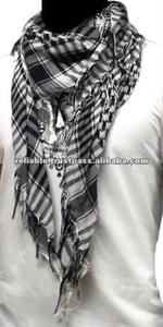 Arafat PLO Scarf Long Ethnic Cotton Canvas Square Style with Woven Pattern for All Seasons-Winter Summer Spring and Autumn - Product Image 3