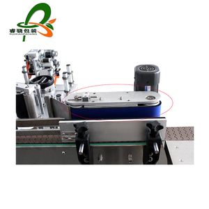 Dọc loại tự động điện điều khiển PLC kiểm soát bọc xung quanh Sticker dán nhãn máy cho chai trường hợp thủy tinh kim loại - Product Image 2