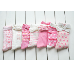 Tricot motif rose et jaune rayé école <span class=keywords><strong>chez</strong></span> <span class=keywords><strong>les</strong></span> adolescentes <span class=keywords><strong>filles</strong></span> tube chaussette - Product Image 4