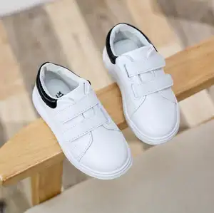 Cy30417a sapatos esportivos infantis, sapatos esportivos branco para bebês e casuais de outono