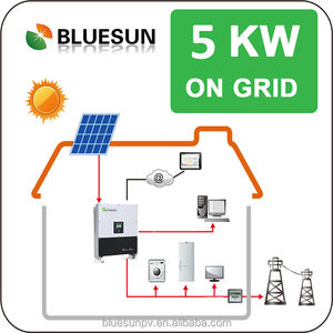 Bluesun sistema de conexión <span class=keywords><strong>a</strong></span> <span class=keywords><strong>Red</strong></span> del sistema <span class=keywords><strong>solar</strong></span> 5kw completo profesional kits - Product Image 1