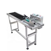 Machine d'horodatage avec bande transporteuse pour le comptage automatique et le pagination des emballages plastiques