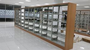 Kệ Sách Đồ Nội Thất Thư Viện Khóa Chìa Khóa Thép Không Gỉ Kim Loại Thép Bán Sỉ Hai Cột Thư Viện Trường Học Thư Viện Hiện Đại Không Rak - Product Image 3