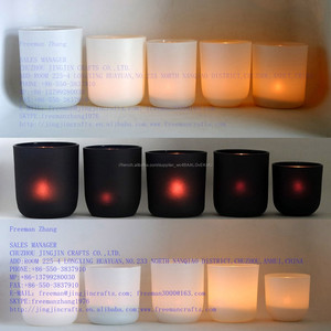 Givré blanc plat <span class=keywords><strong>grand</strong></span> verre <span class=keywords><strong>photophore</strong></span> - Product Image 6