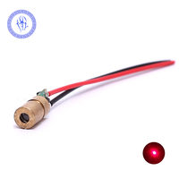 Module Laser 5mw 650nm, 50 pièces, utilisé pour les outils électriques